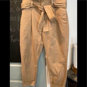 FRAME HIGH WAIST CHINO PANTS